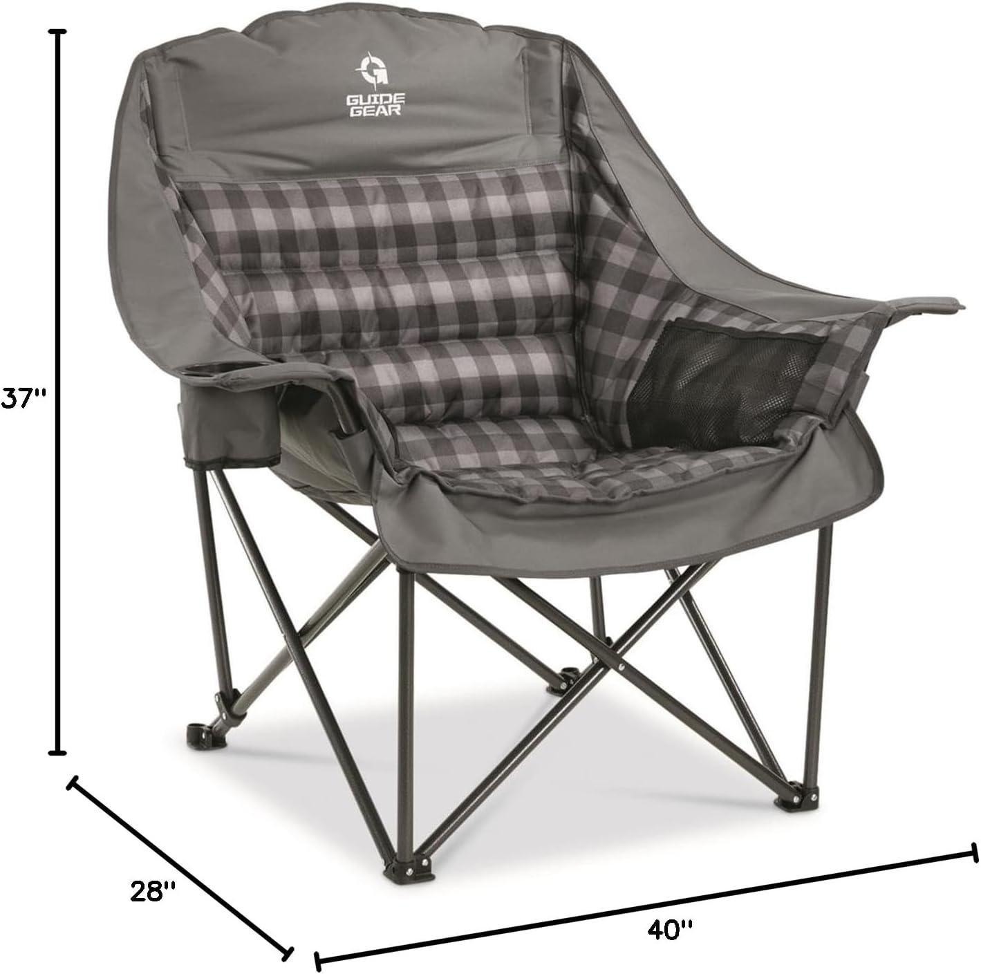 Our ⁢Camp-Tested Guide Gear XL: Plush,⁣ 400 lb Seat