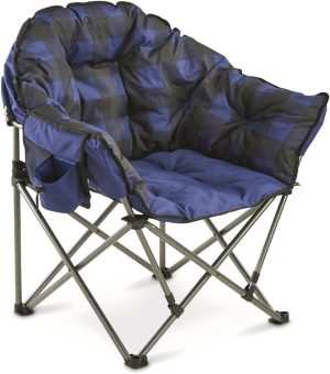 Our Review: Guide Gear Oversized Club Chair (Blue Plaid)