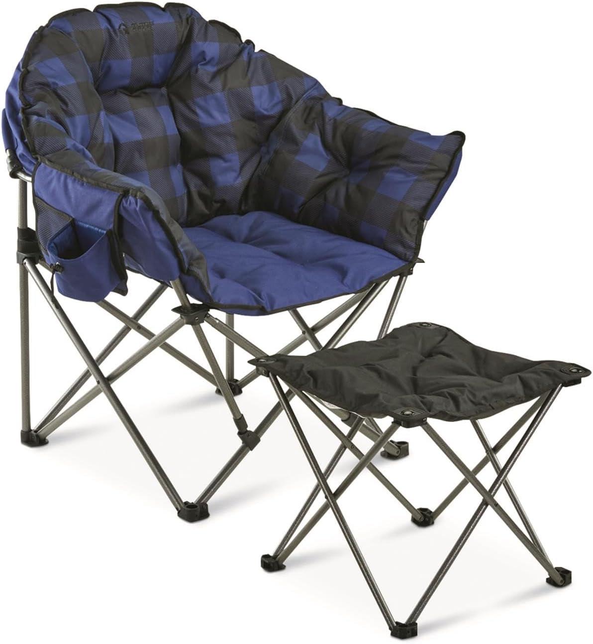 Our Review: Guide Gear Oversized Club Chair (Blue Plaid)