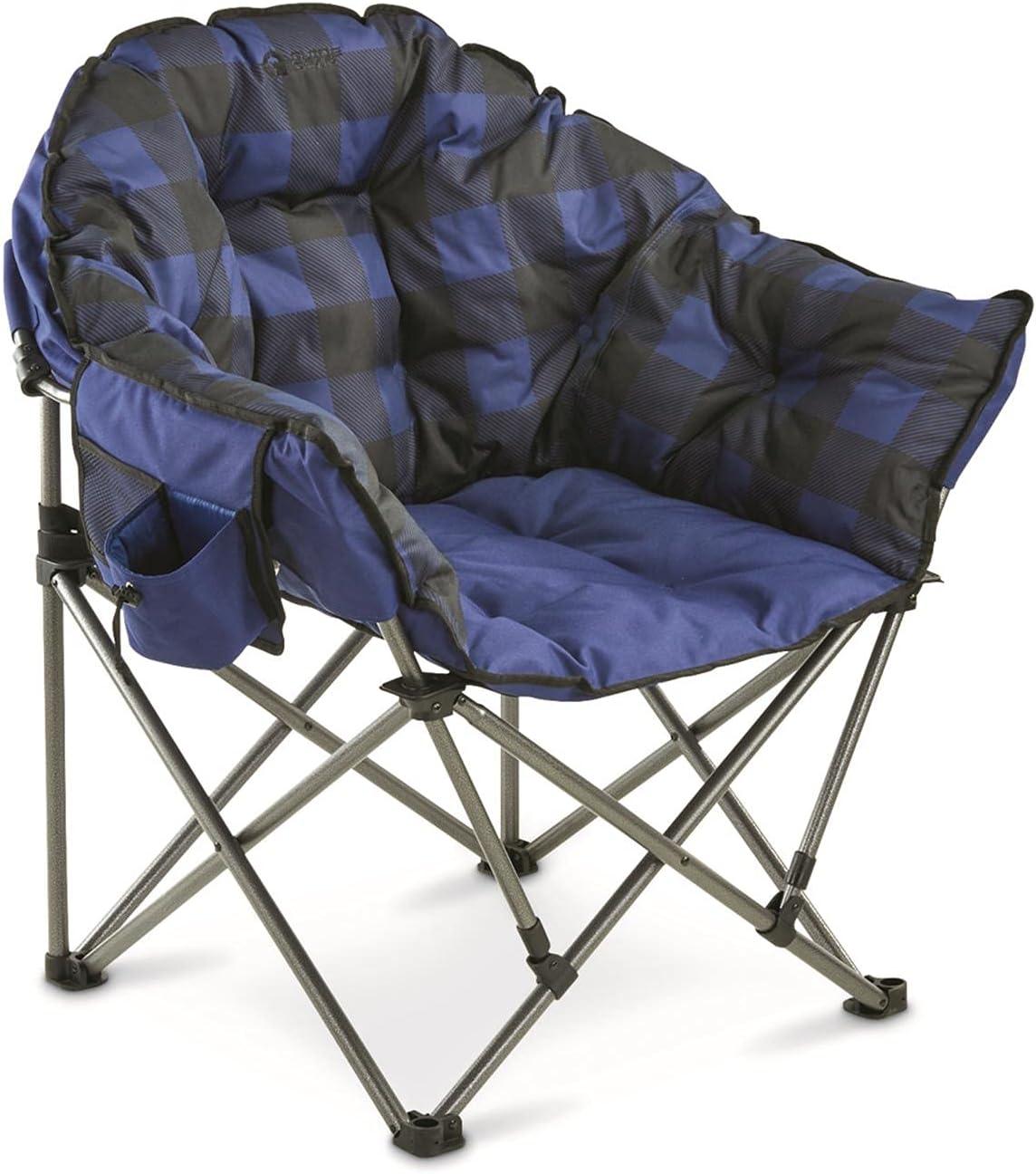 Our Review: Guide Gear Oversized Club Chair (Blue Plaid)